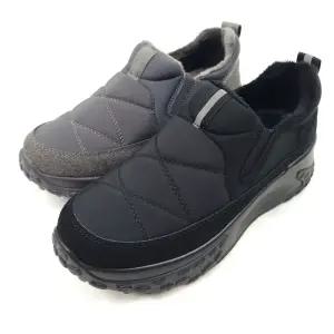 순이의신발장 방수패딩 기모 퍼 키높이 미끄럼방지 여성 겨울 슬립온 방한 털 운동화 신발