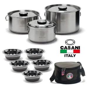 까사니 스테인레스 코펠 세트 3~4인용