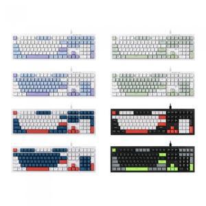 지클릭커 오피스프로 OPK50 사일런스 M RGB 무소음 방수 108 키보드 Sky City (CR1)