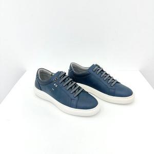 남성 소가죽 초경량 밴딩끈 스니커즈 LCMS90U439_OD