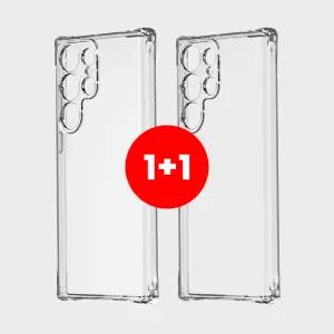 (2개) 변색없는 갤럭시 S25 엣지 울트라 플러스 방탄 범퍼 카메라보호 풀커버 투명 젤리 핸드폰 케이스