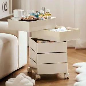 [아트박스]/가구느낌 마무 트롤리 5단 이동식 수납장 카트