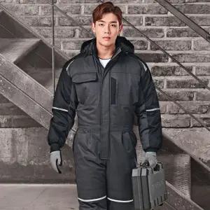 티뷰크 레이싱 패딩 정비복 TB-778 작업복 근무복 일체형 겨울용