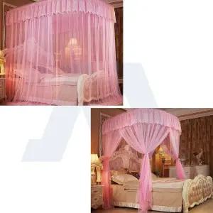 침대 모기장 180x200 핑크 침대모기장텐트