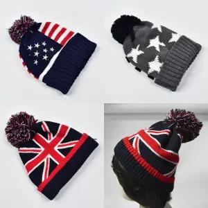 유니언잭 털모자 빅사이즈 대두 겨울 스키 모자 남자 남성 여자 방한 미국 영국 방한모