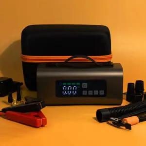 [칼더] 점프스타터 타이어 공기압 주입기 겸용 자동차 배터리방전 충전 휴대용 대용량 공기 플로우