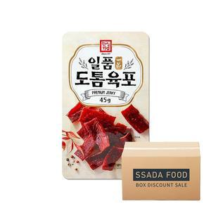 한성 일품 도톰육포 45g 국내산 돼지고기 30개 한박스