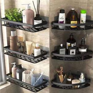 욕실 다용도 무타공 접착식 멀티 수납 선반 냉장고 세탁기 욕실 주방 공간활용 정리함