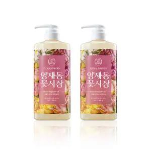 온더바디 플로럴가든 바디워시 1000g 양재동꽃시장, 2개