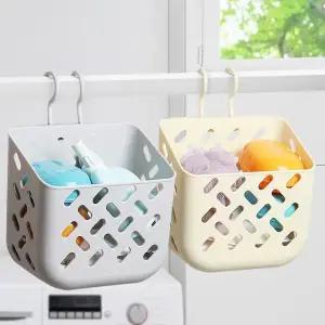 걸이형수납 소 욕실바스켓 다용도 걸이 접이식바구니 (WFGSI5J)