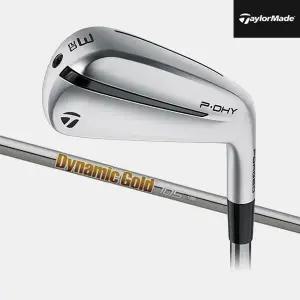 주문제작 2024 테일러메이드 P-DHY 유틸리티 드라이빙 스틸 아이언 남성용 DYNAMIC GOLD 105