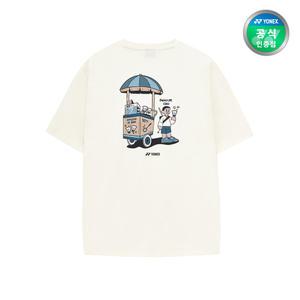 요넥스 배드민턴 오버핏 캐주얼 반팔 티셔츠 251TS048U