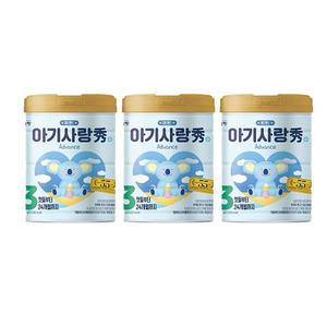 신생아분유 750gx3캔 아기분유 남양 유아분유 아기사랑 수 3단계