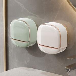 무타공 간편설치 벽걸이 부착형 심플 비누 케이스 모던 트렌디 감성 컬러 수납 인테리어