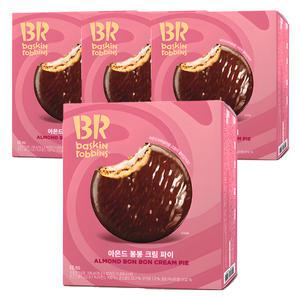 배스킨라빈스 아몬드 봉봉 크림 파이 336g (28g 12개입) 4박스 총 48개입