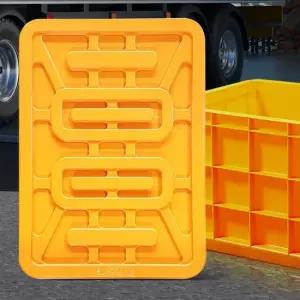 점보200L 뚜껑 덮개 플라스틱바구니 다용도박스 플라스틱바구니 플라스틱바스켓