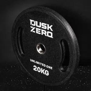 [더스크랙]**더스크랙 더스크제로 슬림 바벨원판 우레탄원판 20kg x 1개