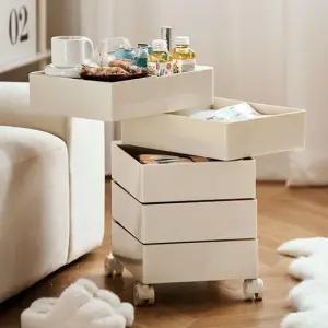 아트박스 가구느낌 마무 트롤리 5단 이동식 수납장 카트