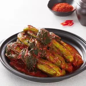 [품질보장] 100% 국내산 재료! 전라도 손맛 돌산 갓김치 1kg