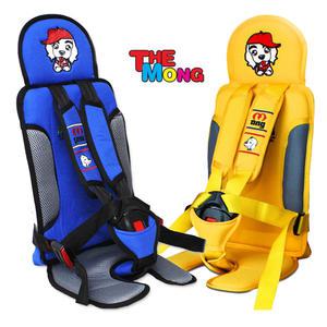 몽구 EZ카시트 W2 유아용 카시트 휴대용 안전벨트 보조벨트 유치원 어린이집 통학차량 아동 어린이 주니어 보조시트