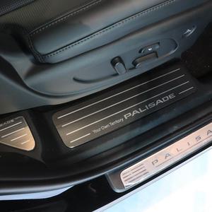 디올뉴 팰리세이드 LX3 차량 도어스텝 커버 튜닝 메탈 패드 몰딩 용품