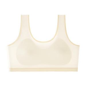 주니어 여름용 스포츠 브라 2단계 4종 통풍 매시 청소년 학생 노와이어 햄라인