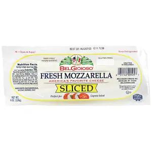 벨지오이오소 생 모짜렐라 로그 슬라이스 226g