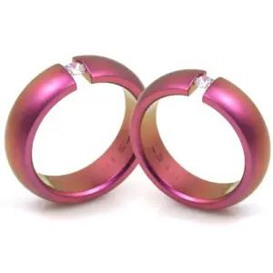 T-148 DIA CO 다이아몬드 티타늄 커플링 반지 이니셜무료 무료배송 맞춤제작 평생AS