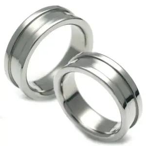 T-094 CO 티타늄 커플링 반지 이니셜무료 무료배송 맞춤제작 평생AS