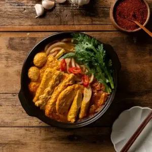 진짜 얼큰한 김치어묵우동전골 710g