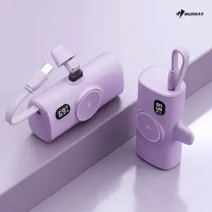 머레이 도킹형 보조배터리 갤럭시워치 애플워치 충전기 일체형 5000mAh 대용량 보조배터리