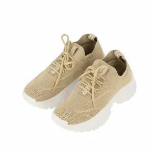 [지센]레터링 니트 스니커즈 LAASO202_BE