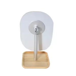 우드 트레이 탁상경 ST-311/화장/거울/탁상용/인테리어/책상/접이식/탁상/무선LED탁상/LED탁상/탁상큰