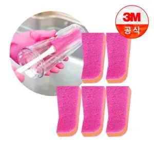 보틀 수세미용 리필 1입)_플라스틱용 5개