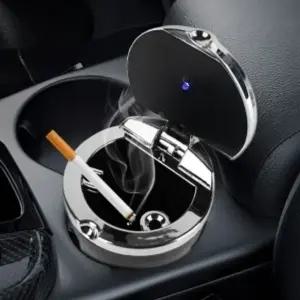 카올인차량LED재떨이(블랙)자동차휴대용재털이 (WFHWPQH)