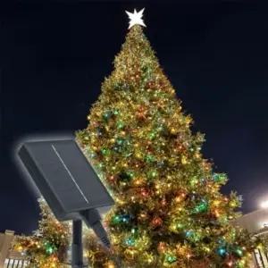 태양광LED500구줄전구트리장식컬러야외조명 (WFHWQOV)