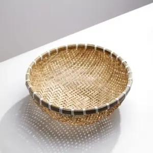 정겨운대나무소쿠리30cm작은광주리바구니채반 (WFHWQW9)