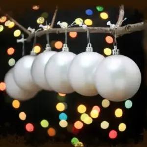 실버무광볼6p세트(8cm)트리장식볼 (WFHWNKG)