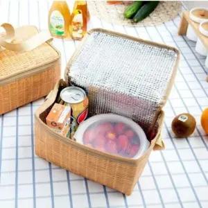 라탄디자인 피크닉가방 보온가방 보냉백 쿨러백 아이스백 쿨링백 (WFHWEBO)