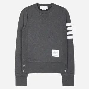 톰브라운 5S FJT002A 00535 025 여성 클래식 사선 맨투맨 다크그레이