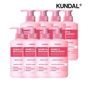 허니 앤 마카다미아 퓨어 바디로션 아카시아 모링가 500ml x8개