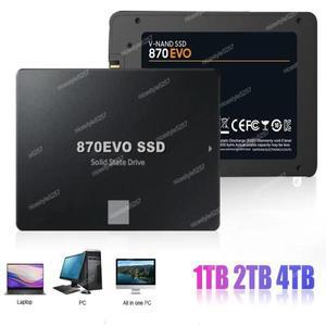 업그레이드된 870 EVO SATA III SSD 외장형 하드 디스크 2.5인치 솔리드 스테이트 드라이브 4TB 내장