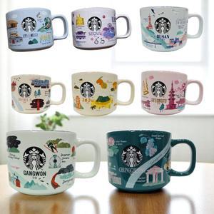 스타벅스 안녕 시리즈 머그컵 355ml 서울 부산 경주 제주 강원 충청 전라 경기 외국인 기념품 선물