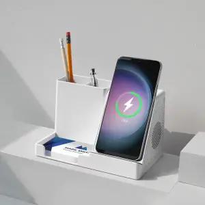 알리오 ALIO 고속 거치 무선 충전 펜꽂이 바운스멀티Qi 블루투스 스피커 거치대