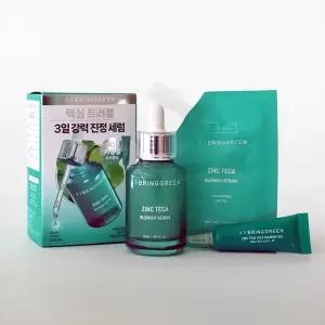 브링그린 징크테카 트러블 세럼 50ml+25ml리필(+ S.O.S 스팟 젤)