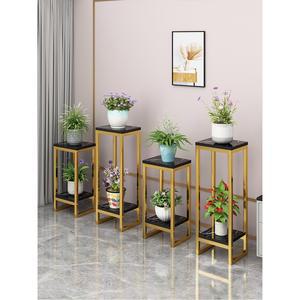 화초선반 화분장 식물장 다육이 프레임 거실 다이 50CM 거치 50X24 화분 높이 정리 화분대 블랙 텍스처 화분선반