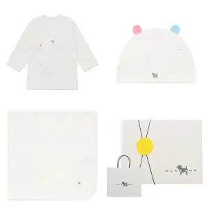[블루독베이비]매직포니배내저고리 3종선물세트(WH)45-A70-000-01_s