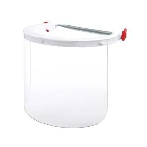 안면보호구 작업면 투명보안면 안전모부착형 스프링