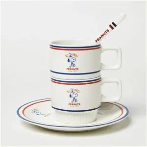 탑탑리빙 스누피 빈티지 머그컵 코펠세트C73139*