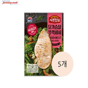 [보금푸드] 사조대림 닭가슴살 블랙페퍼 100g 5개